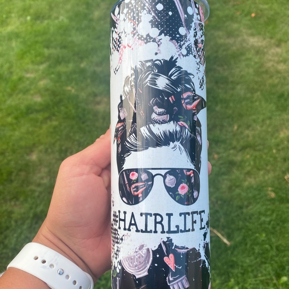 *NEW* MADE TO ORDER 20oz Skinny #HairLife Stainless Steel Tumbler